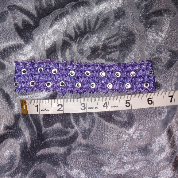 Handmade Purple Headband - Picture 6 of 6